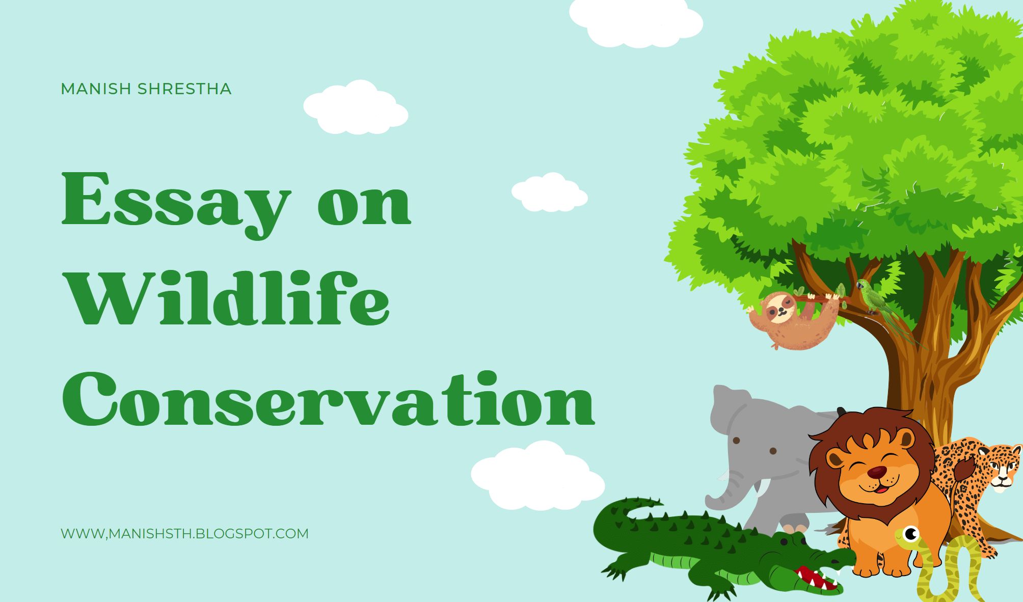 wildlife conservation essay pdf